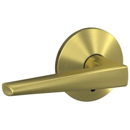 A large image of the Schlage FC21-ELR-KIN Satin Brass