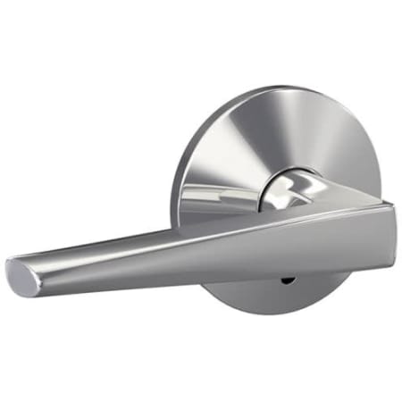 A large image of the Schlage FC21-ELR-KIN Bright Chrome