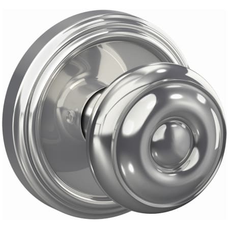 A large image of the Schlage FC21-GEO-IND Bright Chrome