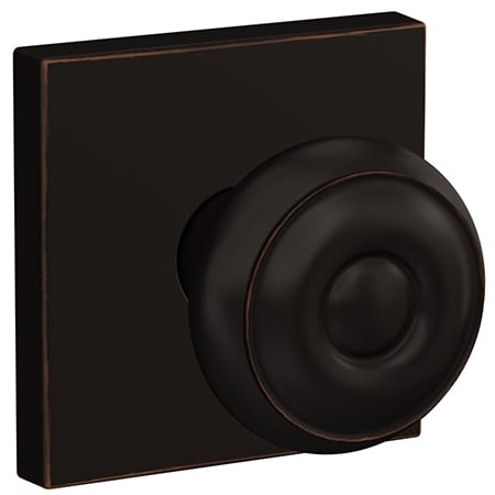 A large image of the Schlage FC21-GEO-COL Aged Bronze