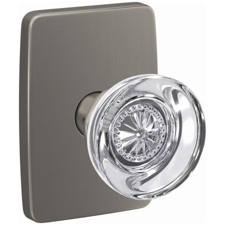 A large image of the Schlage FC21-HOB-GEE Satin Nickel