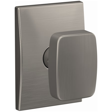 A large image of the Schlage FC21-NIX-CEN Satin Nickel
