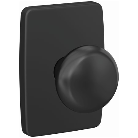 A large image of the Schlage FC21-PLY-GEE Matte Black