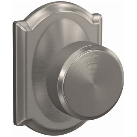 A large image of the Schlage FC21-SWA-CAM Satin Nickel