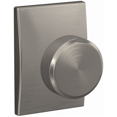 A large image of the Schlage FC21-SWA-CEN Satin Nickel