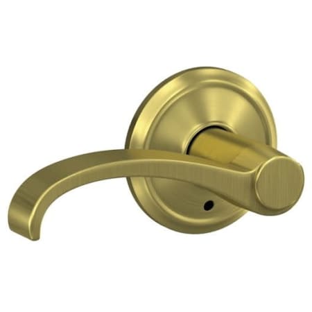 A large image of the Schlage FC21-WIT-ALD Satin Brass
