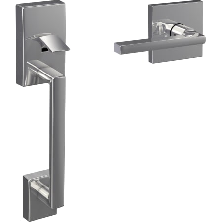 A large image of the Schlage FC285-CEN-LAT-COL Bright Chrome
