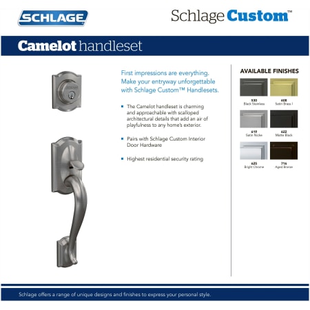 A large image of the Schlage FC58-CAM Alternate View