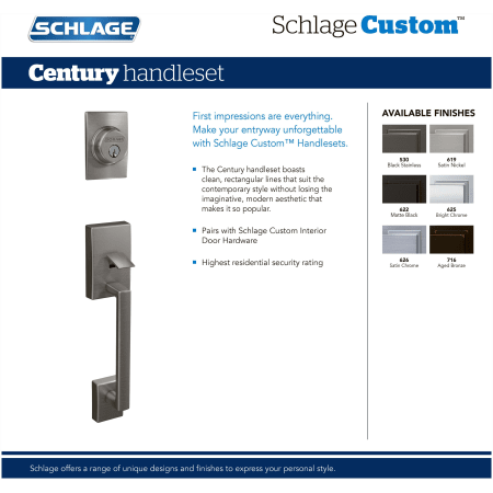 A large image of the Schlage FC58-CEN Alternate View