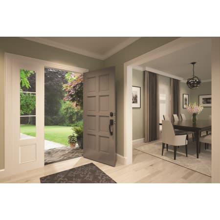 A large image of the Schlage FC58-GRW Schlage-FC58-GRW-Greenwich Front Door View