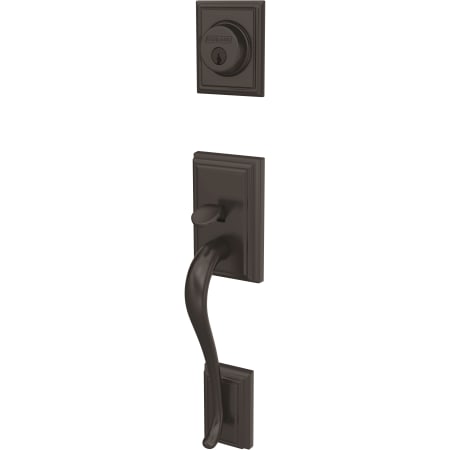 A large image of the Schlage FC58-ADD Matte Black