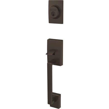 A large image of the Schlage FC58-CEN Aged Bronze