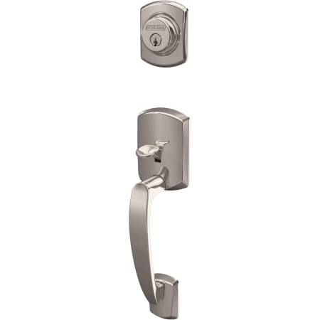 A large image of the Schlage FC58-GRW Bright Chrome
