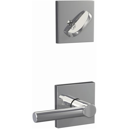 A large image of the Schlage FC59-BRW-COL Schlage-FC59-BRW-COL-Bright Chrome Angled Left View