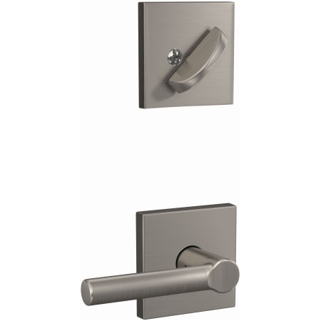 A large image of the Schlage FC59-BRW-COL Schlage-FC59-BRW-COL-Satin Nickel Angled Left View