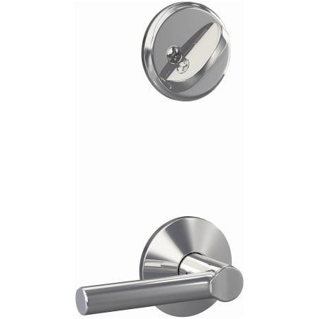 A large image of the Schlage FC59-BRW-KIN Schlage-FC59-BRW-KIN-Bright Chrome Angled Left View