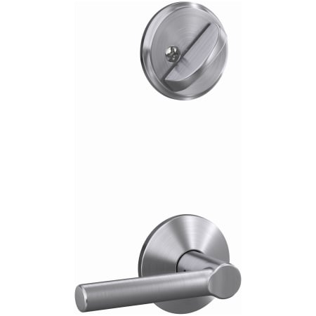 A large image of the Schlage FC59-BRW-KIN Schlage-FC59-BRW-KIN-Satin Chrome Angled Left View