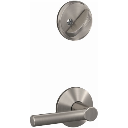 A large image of the Schlage FC59-BRW-KIN Schlage-FC59-BRW-KIN-Satin Nickel Angled Left View