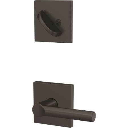 A large image of the Schlage FC59-BRW-COL Matte Black