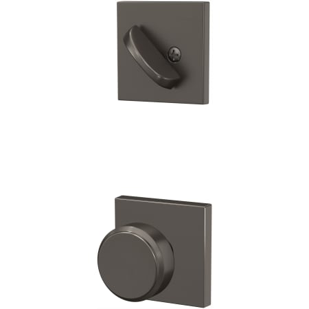 A large image of the Schlage FC59-BWE-COL Black Stainless