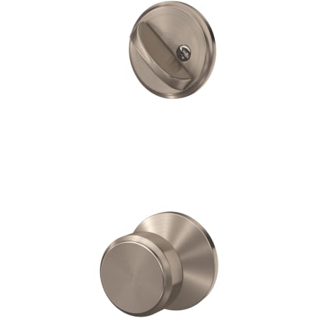 A large image of the Schlage FC59-BWE-KIN Satin Nickel