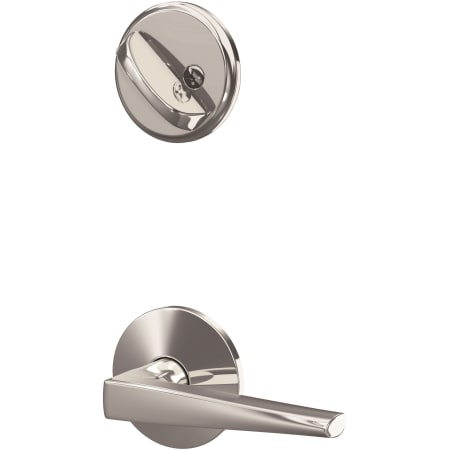 A large image of the Schlage FC59-ELR-KIN Bright Chrome