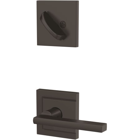 A large image of the Schlage FC59-LAT-ULD Matte Black