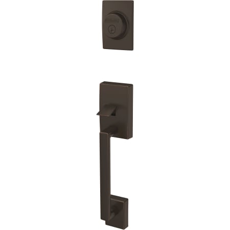A large image of the Schlage FC92-CEN Aged Bronze
