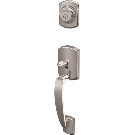 A large image of the Schlage FC92-GRW Bright Chrome