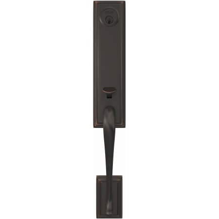 A large image of the Schlage FCT58-ADD Schlage-FCT58-ADD-Aged Bronze Head On View