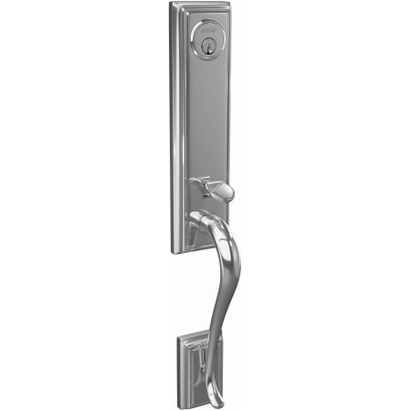 A large image of the Schlage FCT58-ADD Schlage-FCT58-ADD-Bright Chrome Angled Left View