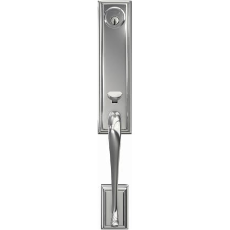 A large image of the Schlage FCT58-ADD Schlage-FCT58-ADD-Bright Chrome Head On View