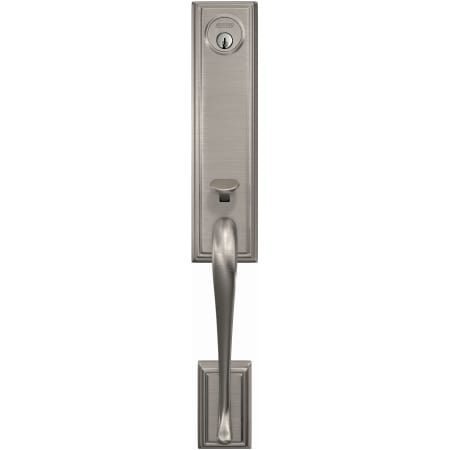 A large image of the Schlage FCT58-ADD Schlage-FCT58-ADD-Satin Nickel Head On View