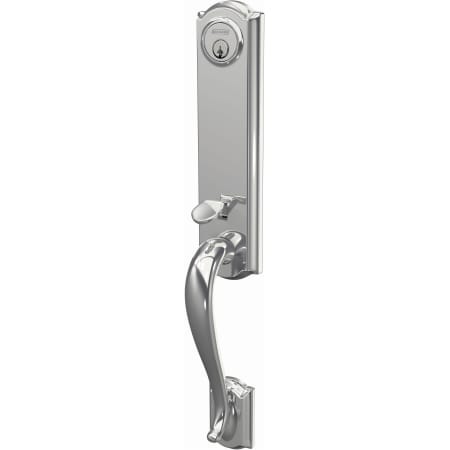 A large image of the Schlage FCT58-CAM Bright Chrome
