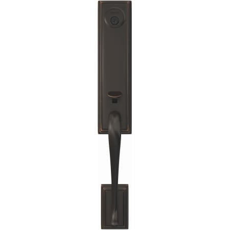 A large image of the Schlage FCT92-ADD Schlage-FCT92-ADD-Aged Bronze Head On View