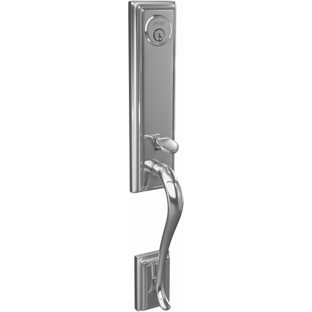 A large image of the Schlage FCT92-ADD Schlage-FCT92-ADD-Bright Chrome Angled Left View