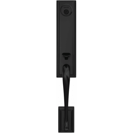 A large image of the Schlage FCT92-ADD Schlage-FCT92-ADD-Matte Black Head On View