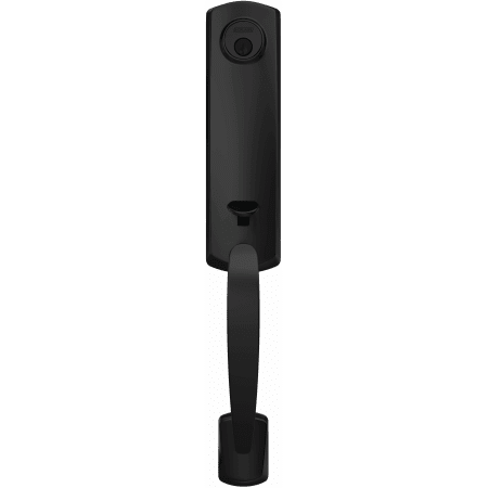 A large image of the Schlage FCT92-GRW Schlage-FCT92-GRW-Matte Black Head On View