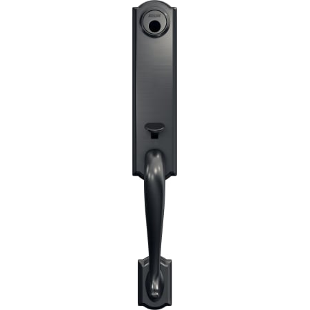 A large image of the Schlage FCT92-CAM Black Stainless