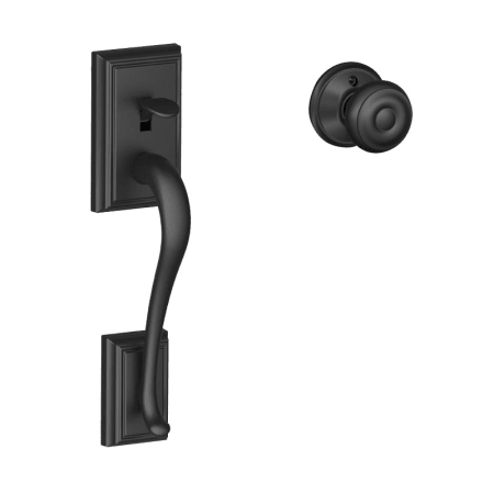 A large image of the Schlage FE285-ADD-GEO Matte Black
