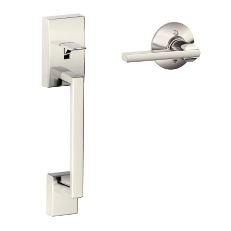 A large image of the Schlage FE285-CEN-LAT Polished Nickel