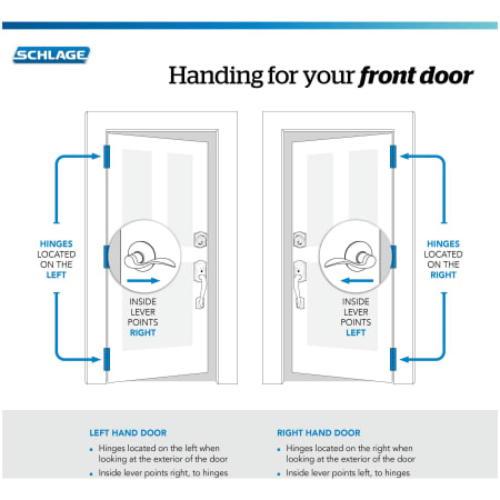 A large image of the Schlage FE285-GRW-MER-LH Alternate Image