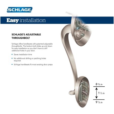 A large image of the Schlage FE285-GRW-MER-RH Alternate Image