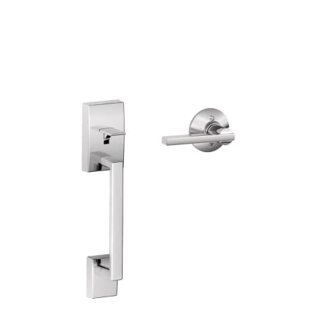 A large image of the Schlage FE285-CEN-LAT Bright Chrome