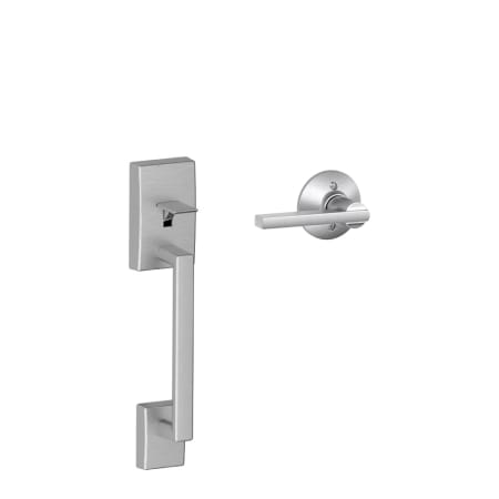 A large image of the Schlage FE285-CEN-LAT Satin Chrome