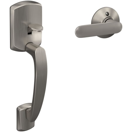 A large image of the Schlage FE285-GRW-DAV Satin Nickel