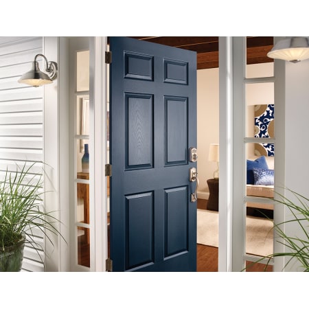 A large image of the Schlage FE365-CAM-ACC-LH Front Door