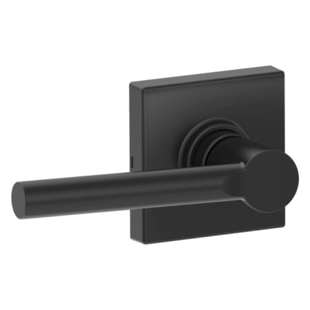 A large image of the Schlage J10-BRW-COL Matte Black