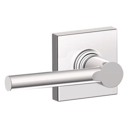 A large image of the Schlage J10-BRW-COL Polished Chrome