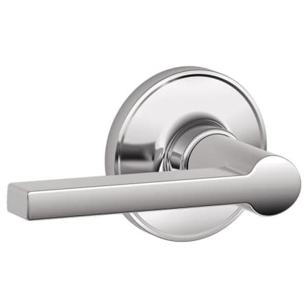 A large image of the Schlage J10-SOL Polished Chrome